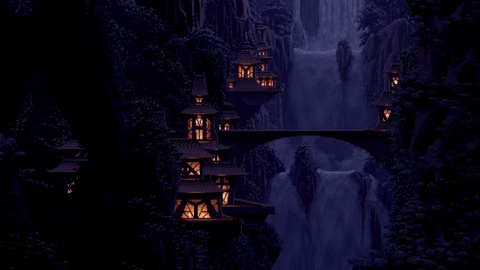 Vocal waterfall animation